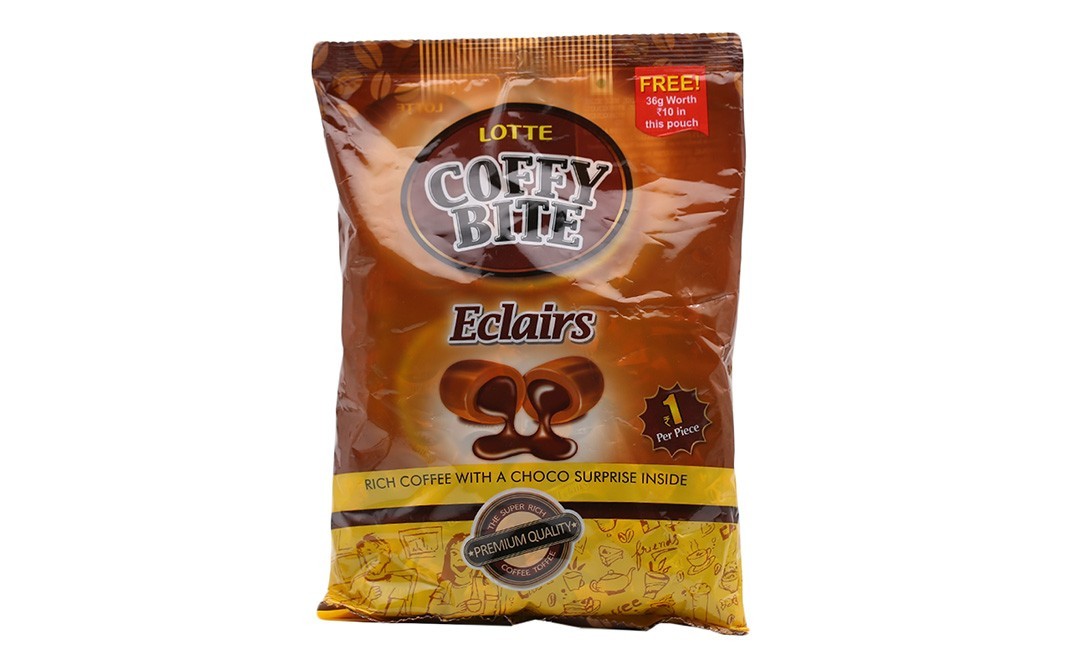 Lotte Coffy Bite, Eclairs    Pack  369 grams
